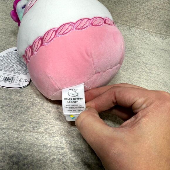 Hello Kitty Pink Unicorn Original Squishmallows 7 Inches NEW - Picture 6 of 7